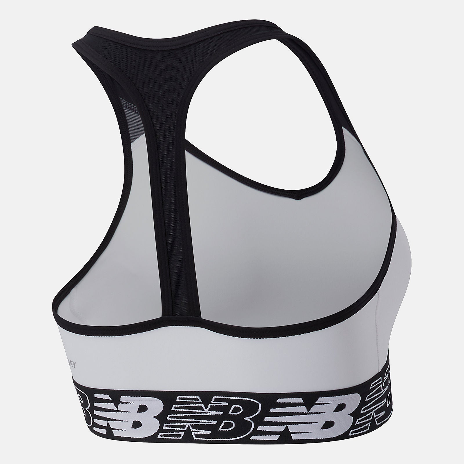 White NB Pace Bra 3.0 | New Balance Clothing