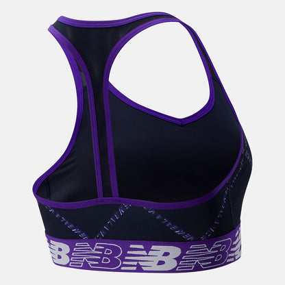 Deep Violet NB Pace Bra Printed 3.0 | New Balance Clothing