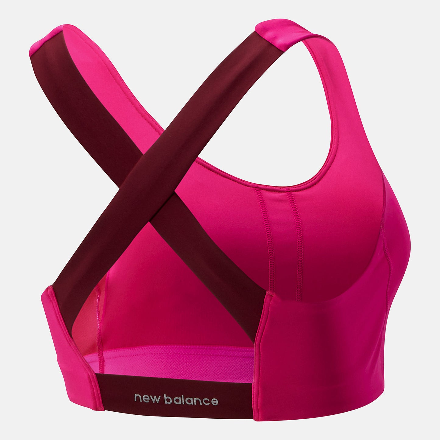 Pink Glo NB Fuel Bra | New Balance Clothing