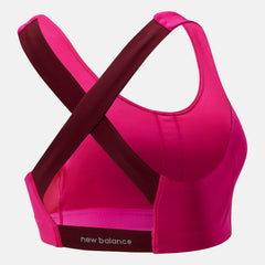 Pink Glo NB Fuel Bra | New Balance Clothing