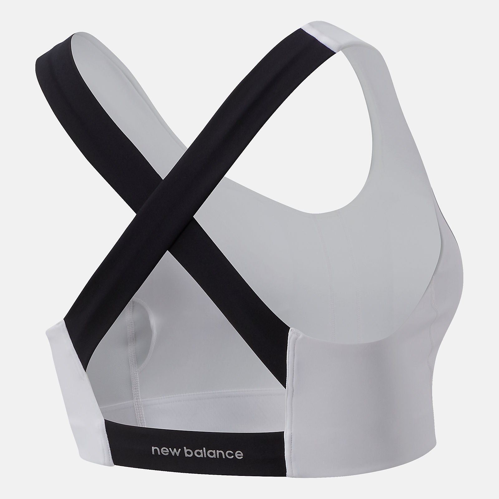 White NB Fuel Bra | New Balance Clothing