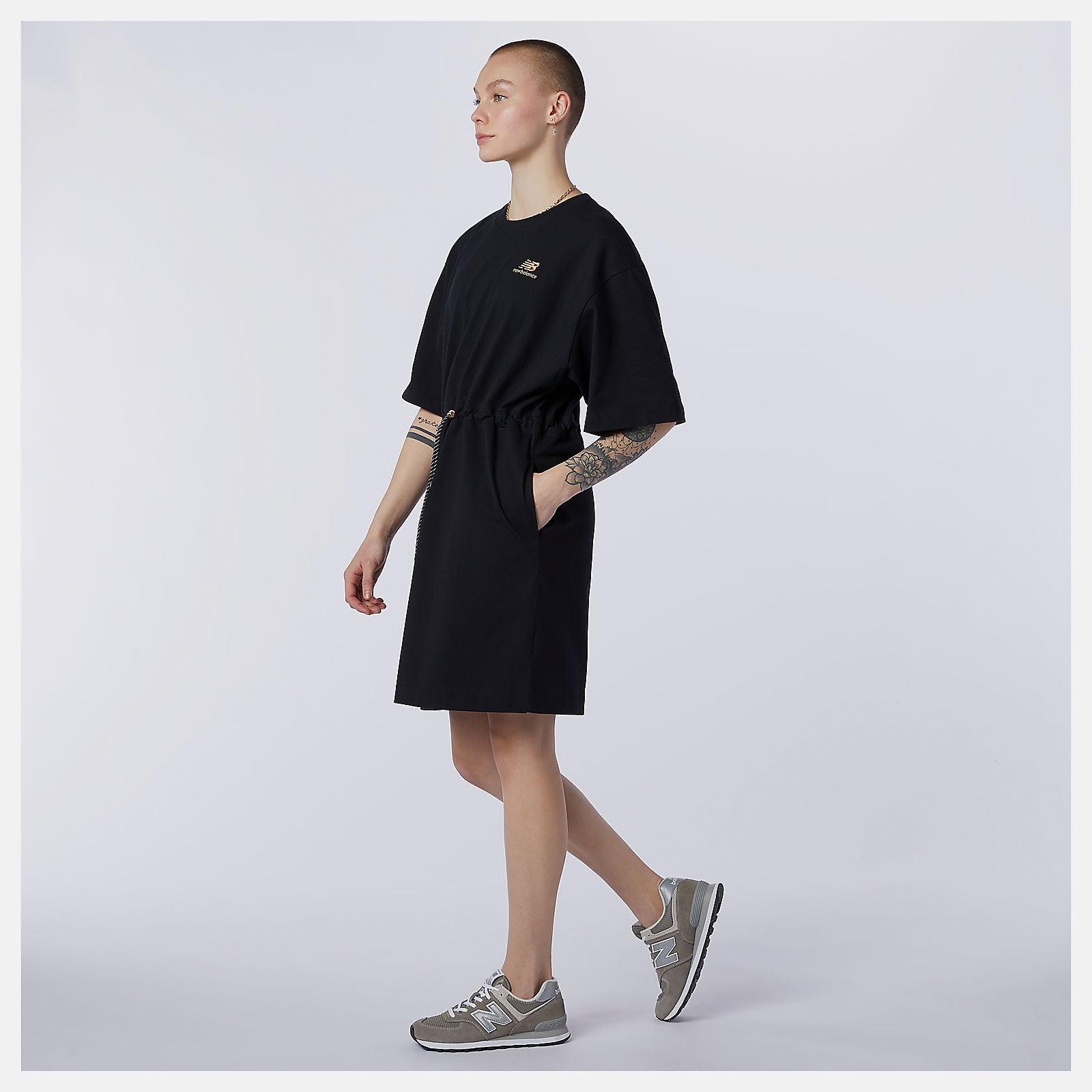 Black NB Athletics Tee Dress | New Balance Clothing