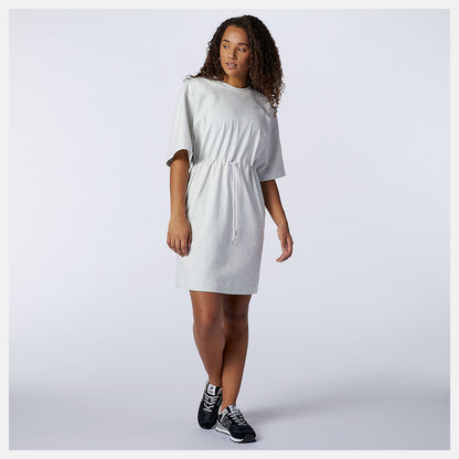 Sea Salt Heather NB Athletics Tee Dress | New Balance Clothing