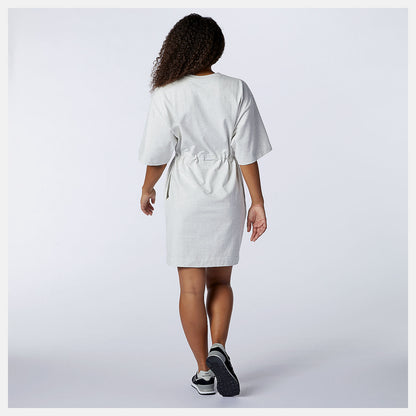 Sea Salt Heather NB Athletics Tee Dress | New Balance Clothing