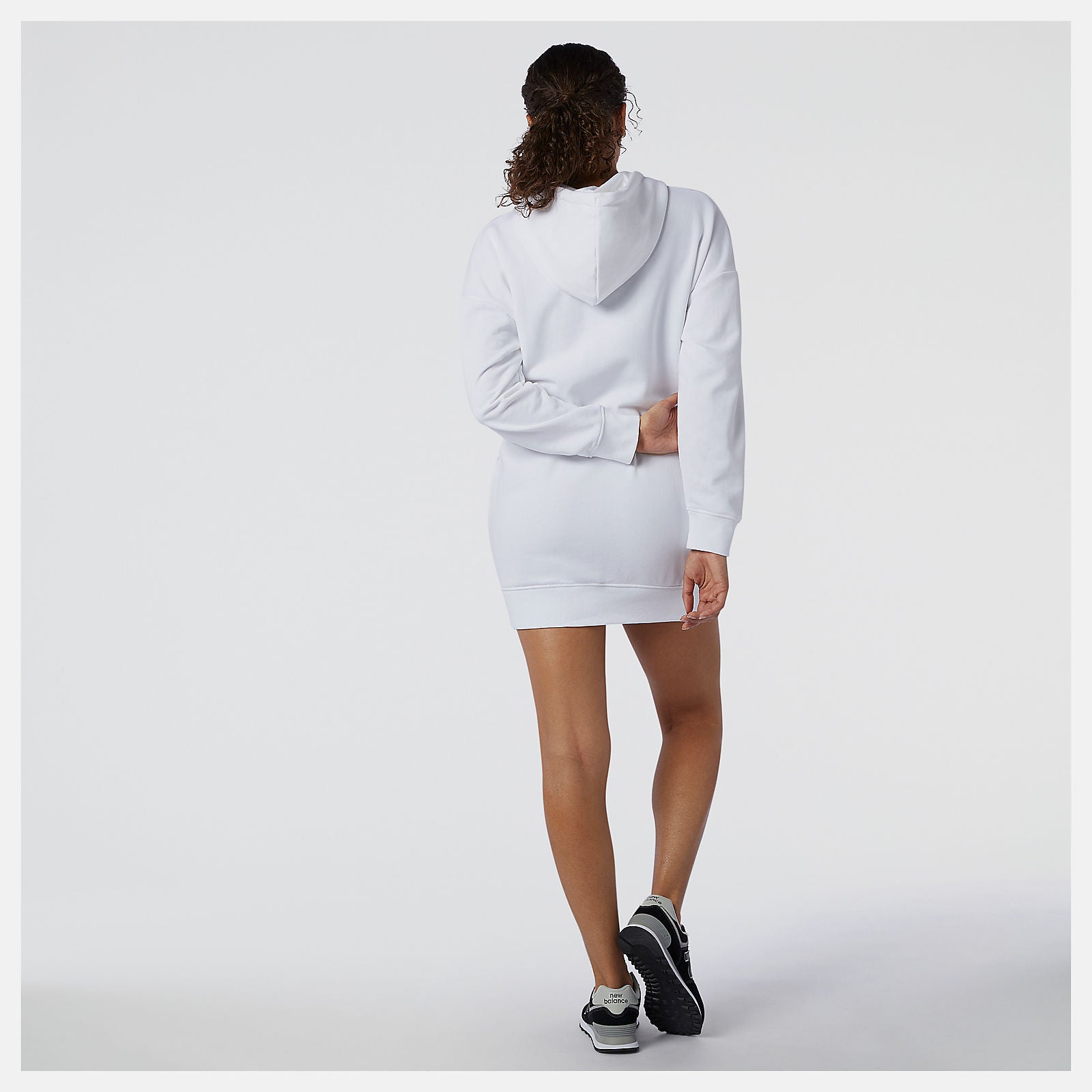 White NB Athletics Erin Loree Hoodie Dress | New Balance Clothing