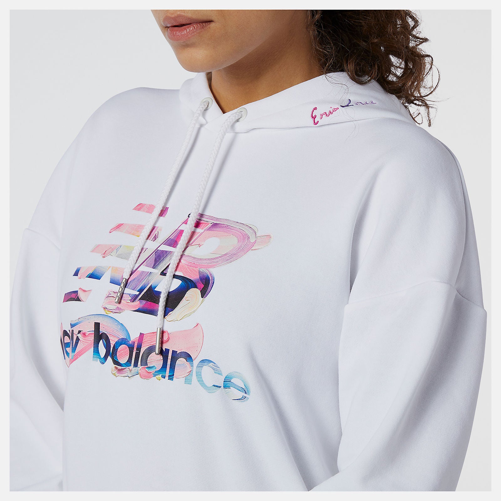 White NB Athletics Erin Loree Hoodie Dress | New Balance Clothing