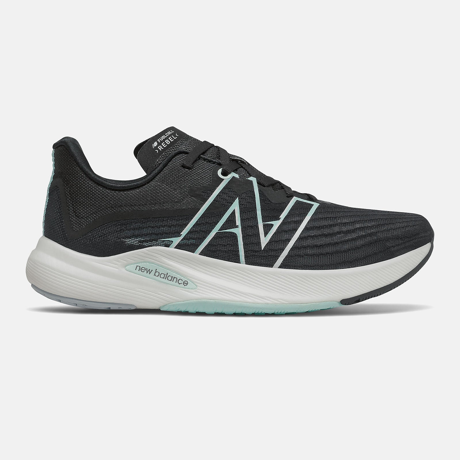 Black/White Mint FuelCell Rebel v2 | New Balance Shoes