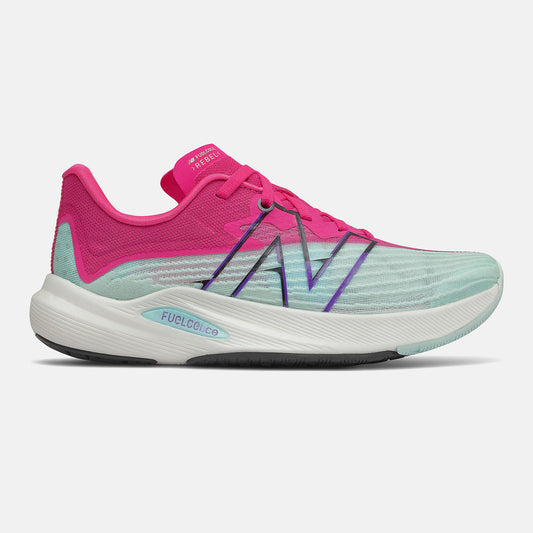 Pale Blue/Pink Glo FuelCell Rebel v2 | New Balance Shoes