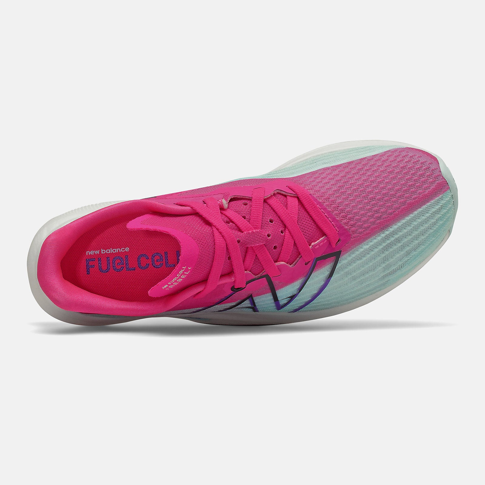 Pale Blue/Pink Glo FuelCell Rebel v2 | New Balance Shoes