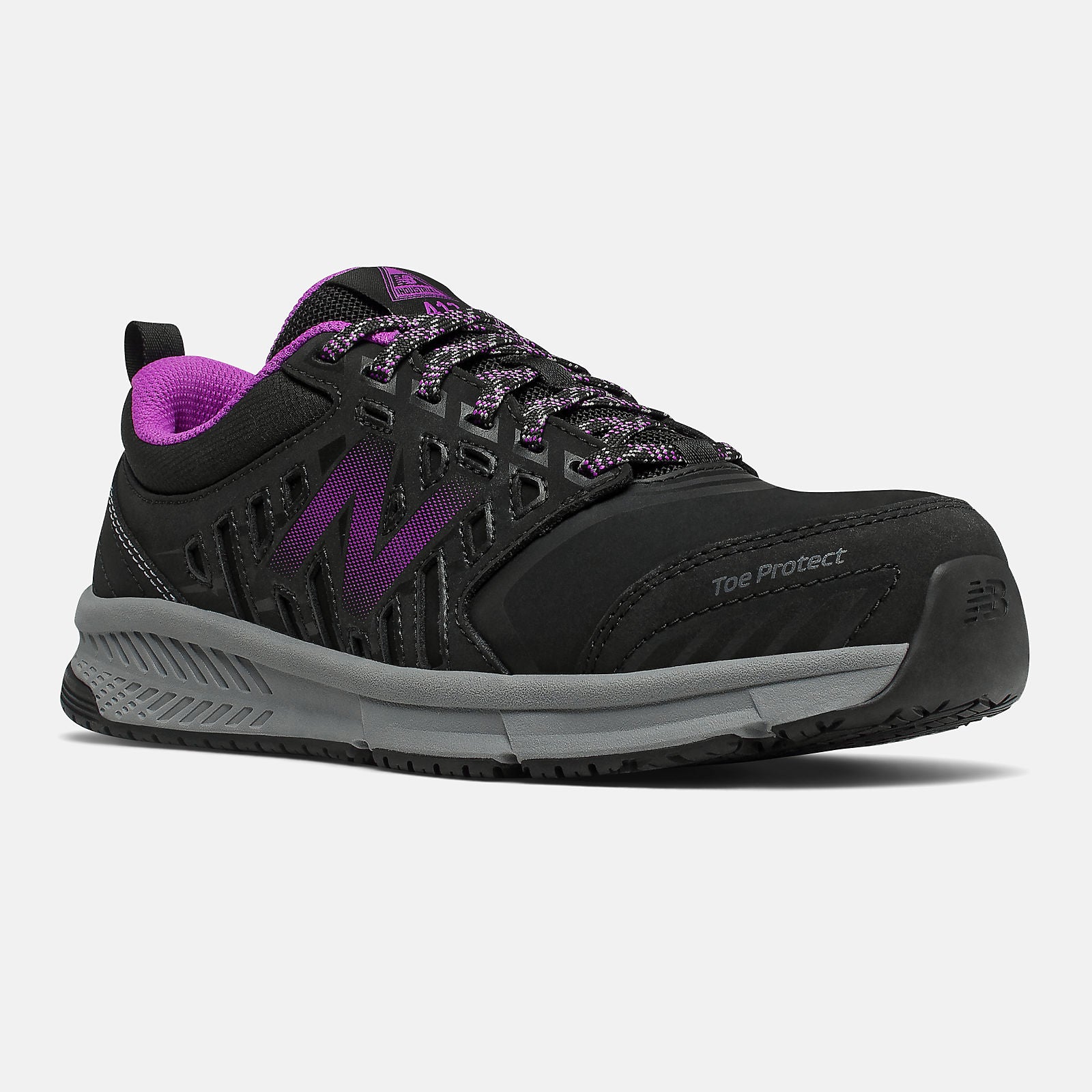 Black/Purple 412 Alloy Toe | New Balance Shoes