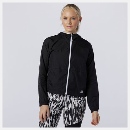 Black Impact Run Light Pack Jacket | New Balance Clothing