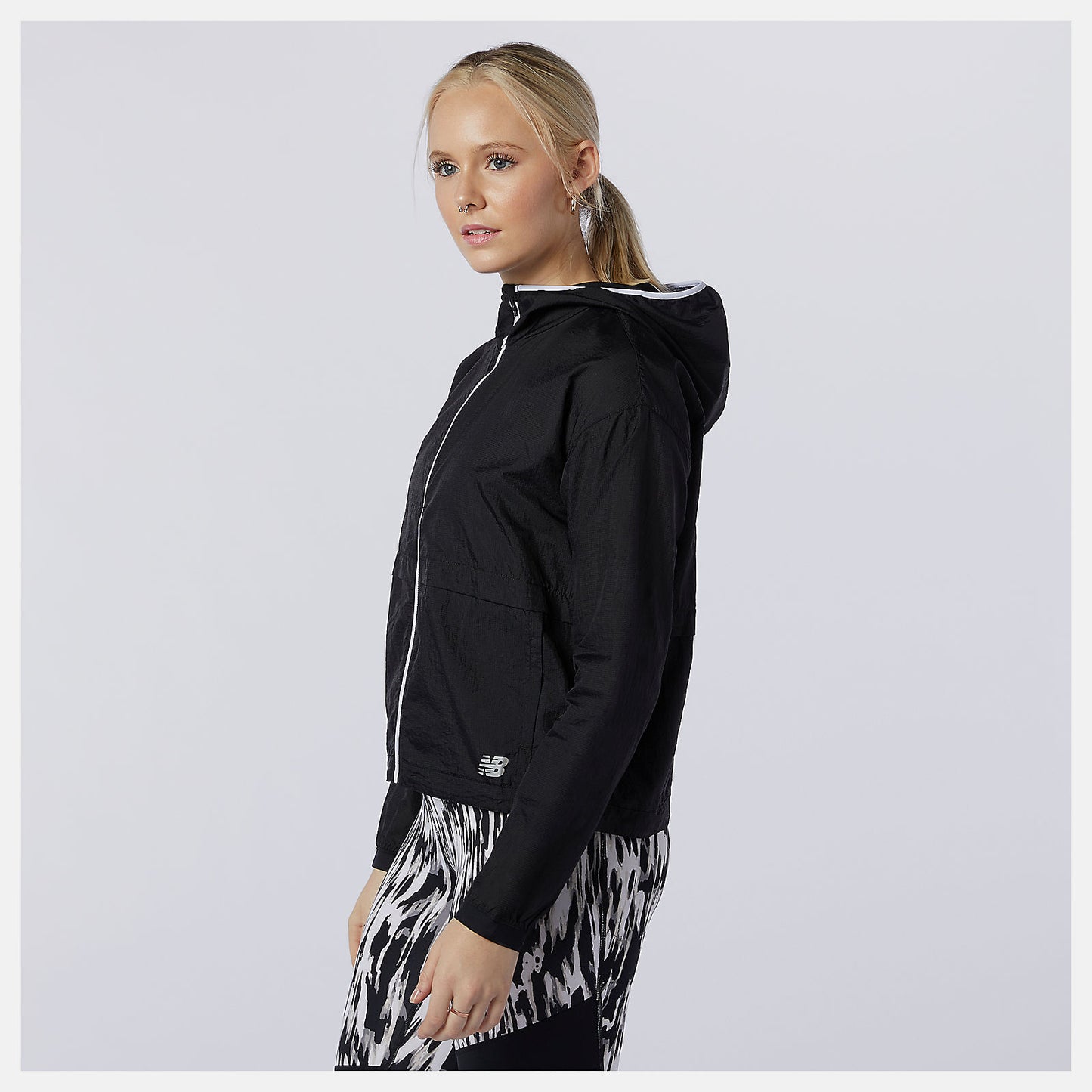 Black Impact Run Light Pack Jacket | New Balance Clothing