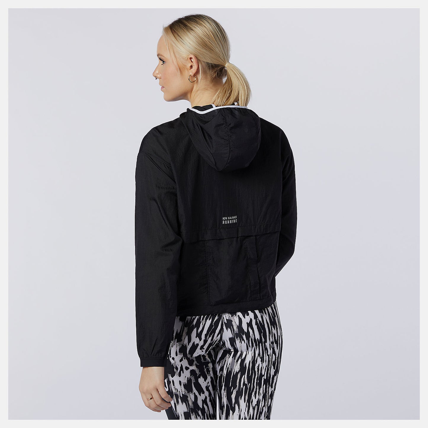 Black Impact Run Light Pack Jacket | New Balance Clothing
