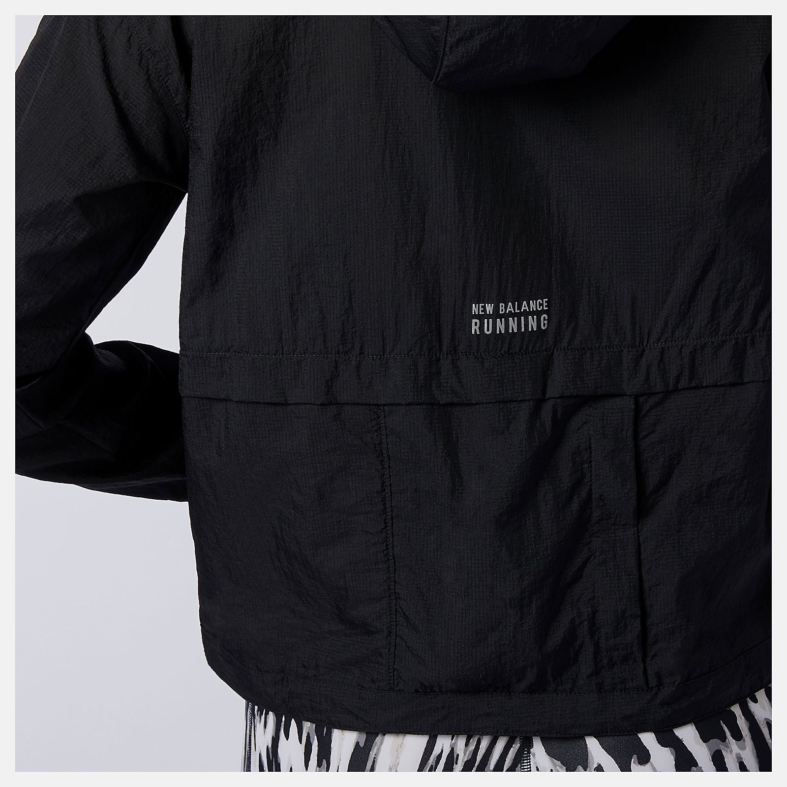 Black Impact Run Light Pack Jacket | New Balance Clothing