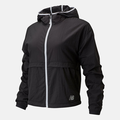Black Impact Run Light Pack Jacket | New Balance Clothing
