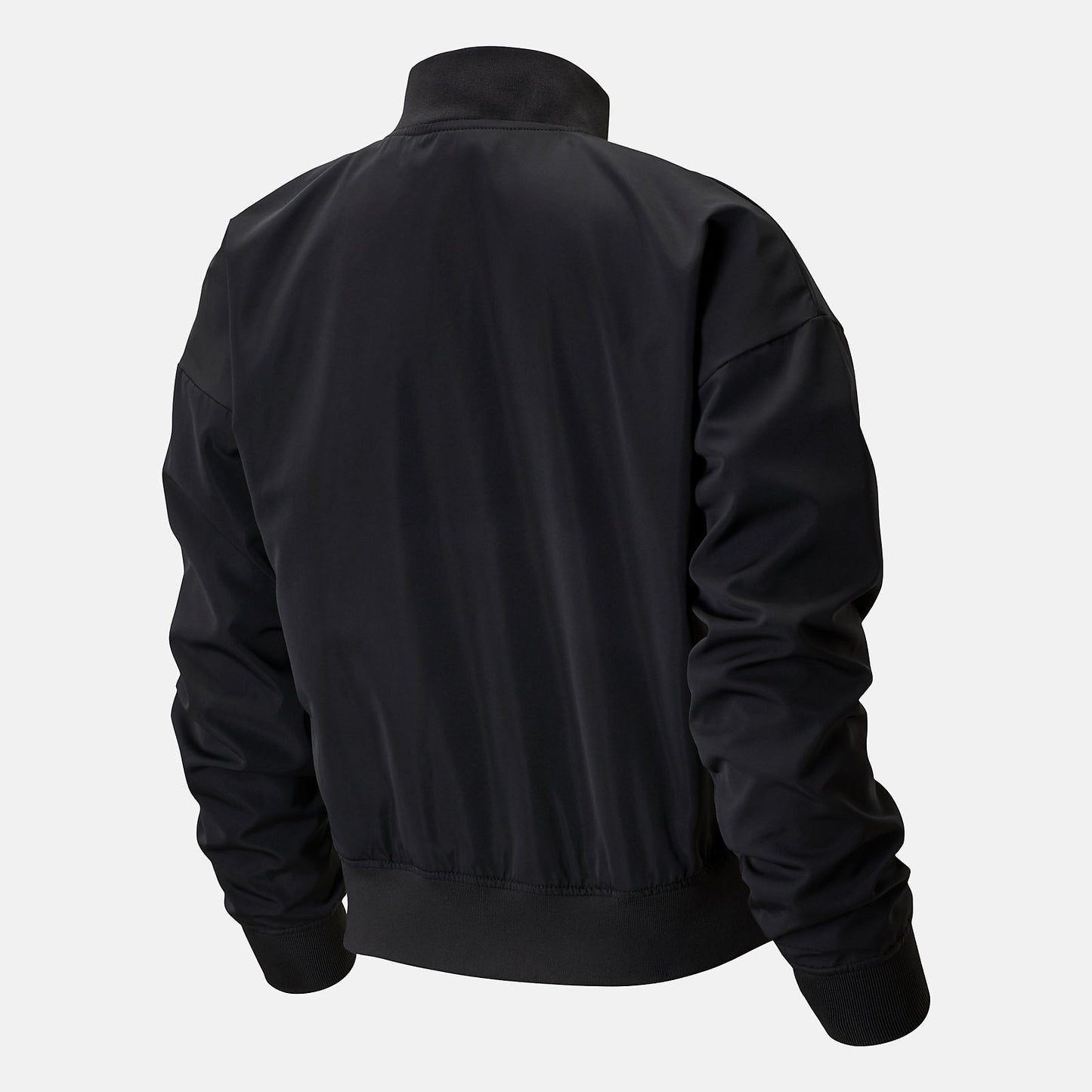 Black Essentials Core Bomber Jacket | New Balance Clothing