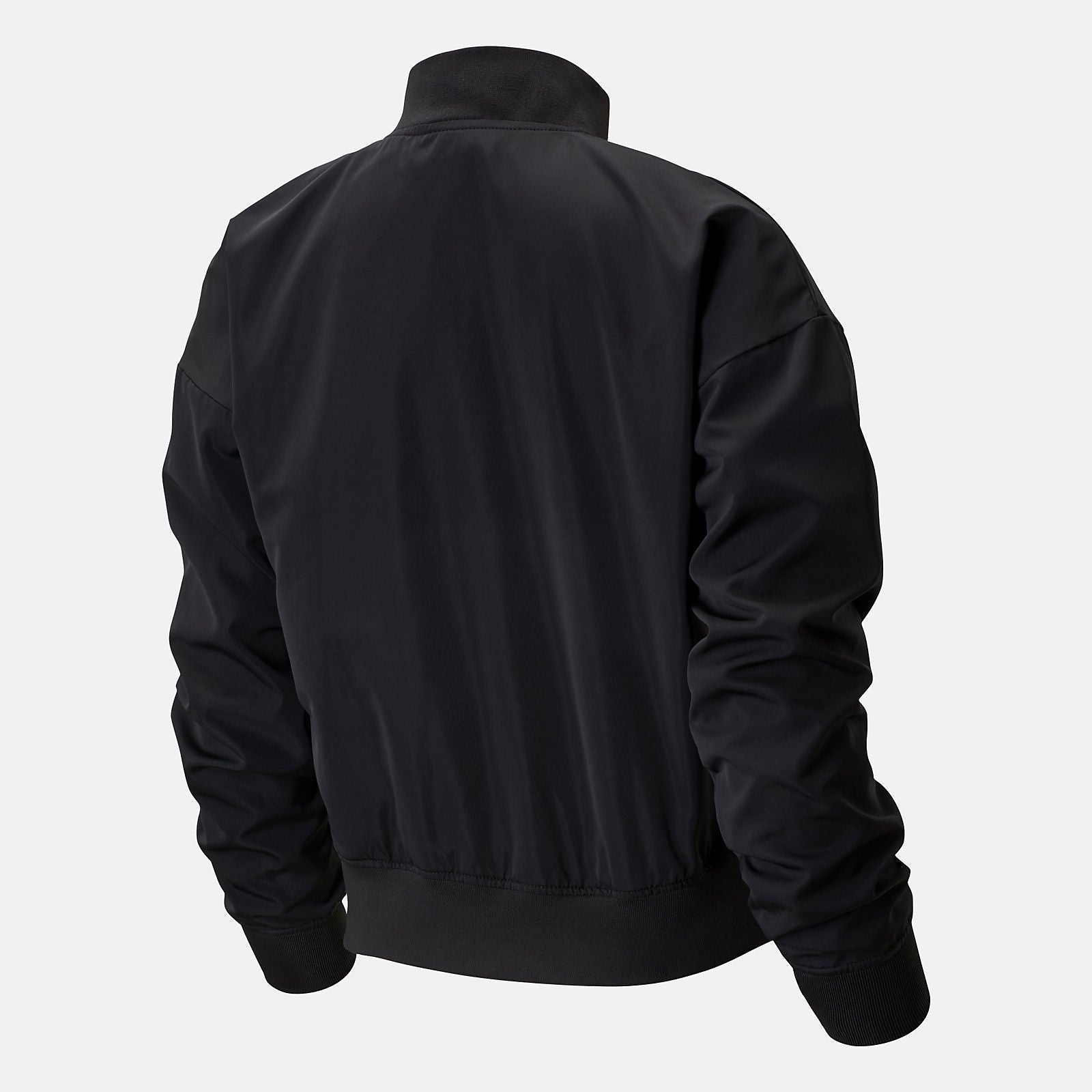 Black Essentials Core Bomber Jacket | New Balance Clothing