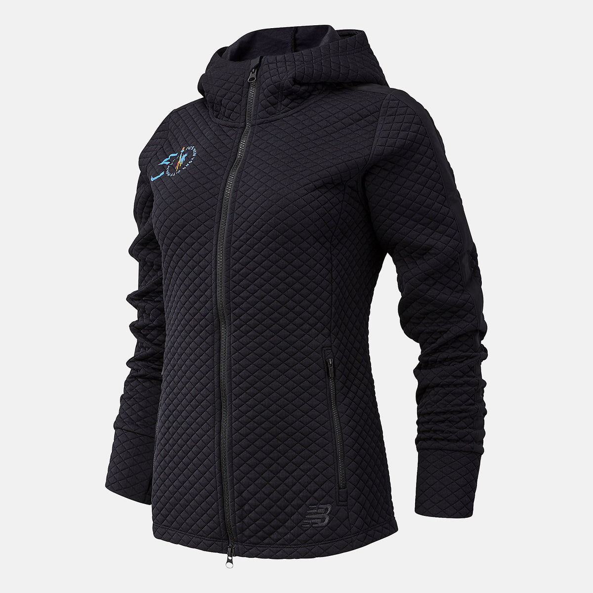 Black NYC Marathon NB Heat Loft Jacket | New Balance Clothing