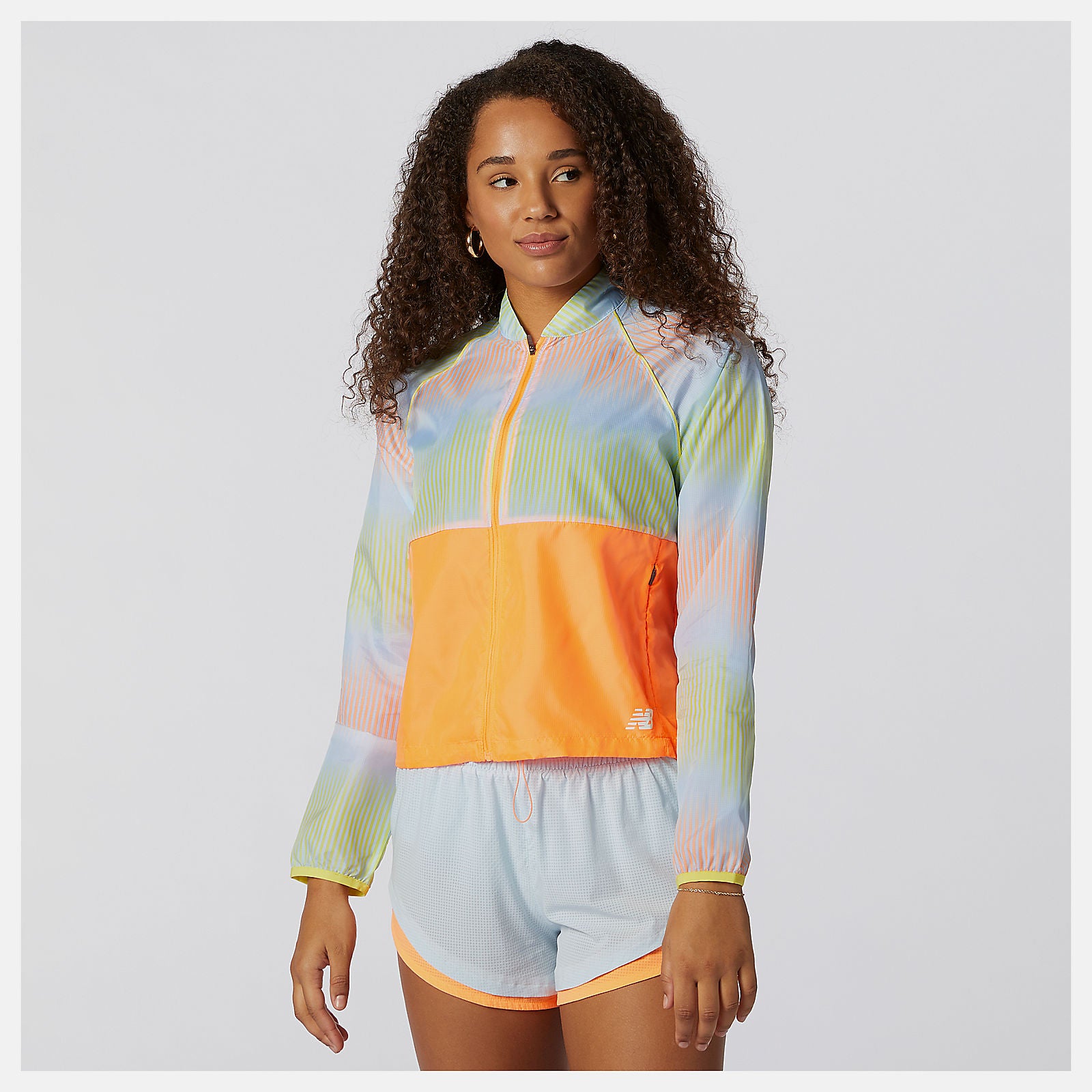 Citrus Punch Printed Fast Flight Jacket | New Balance Clothing