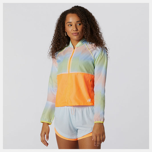 Citrus Punch Printed Fast Flight Jacket | New Balance Clothing