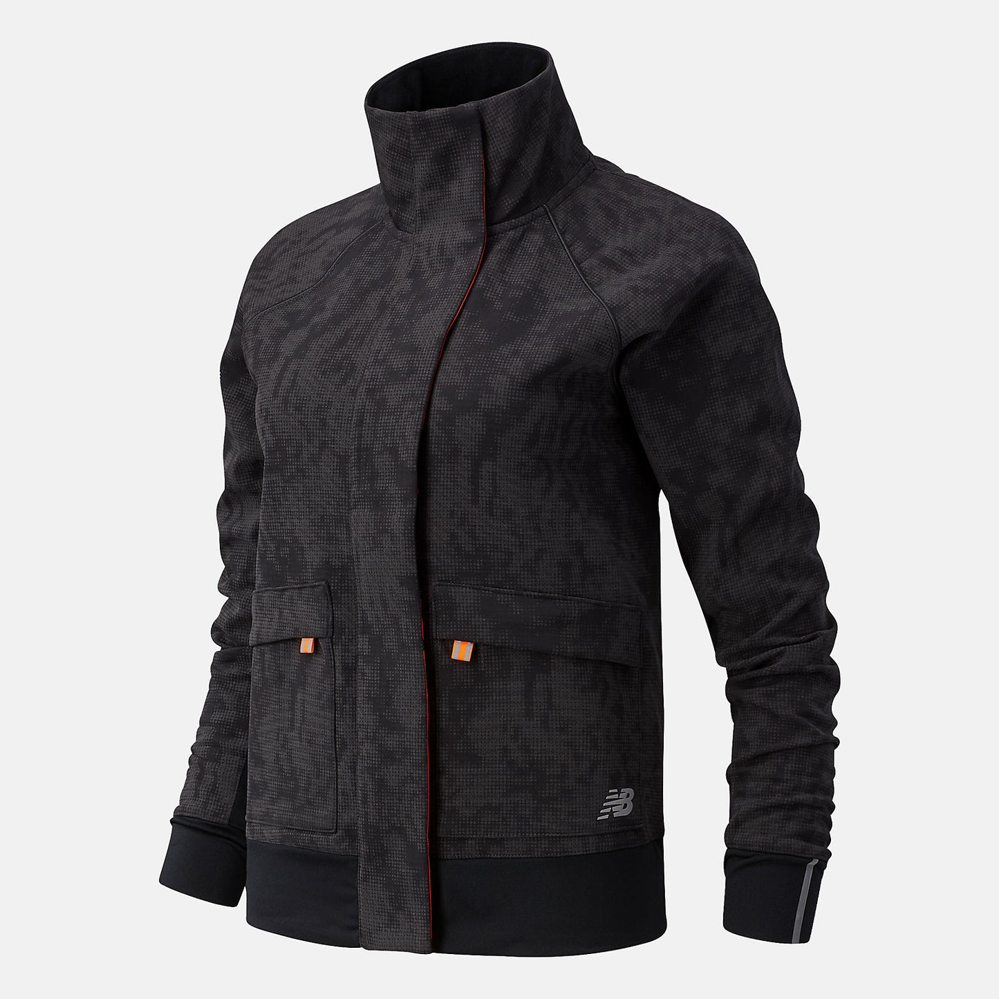 Black NYC Marathon Reflective Impact Run Winter Jacket | New Balance Clothing