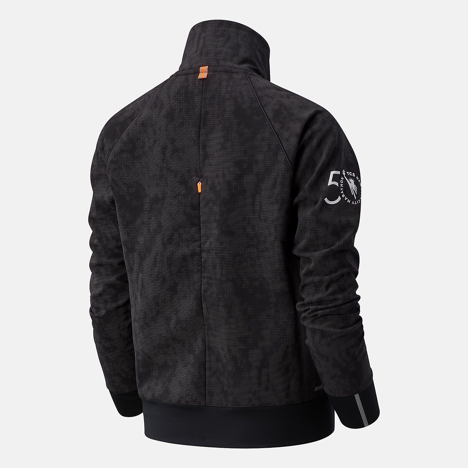 Black NYC Marathon Reflective Impact Run Winter Jacket | New Balance Clothing