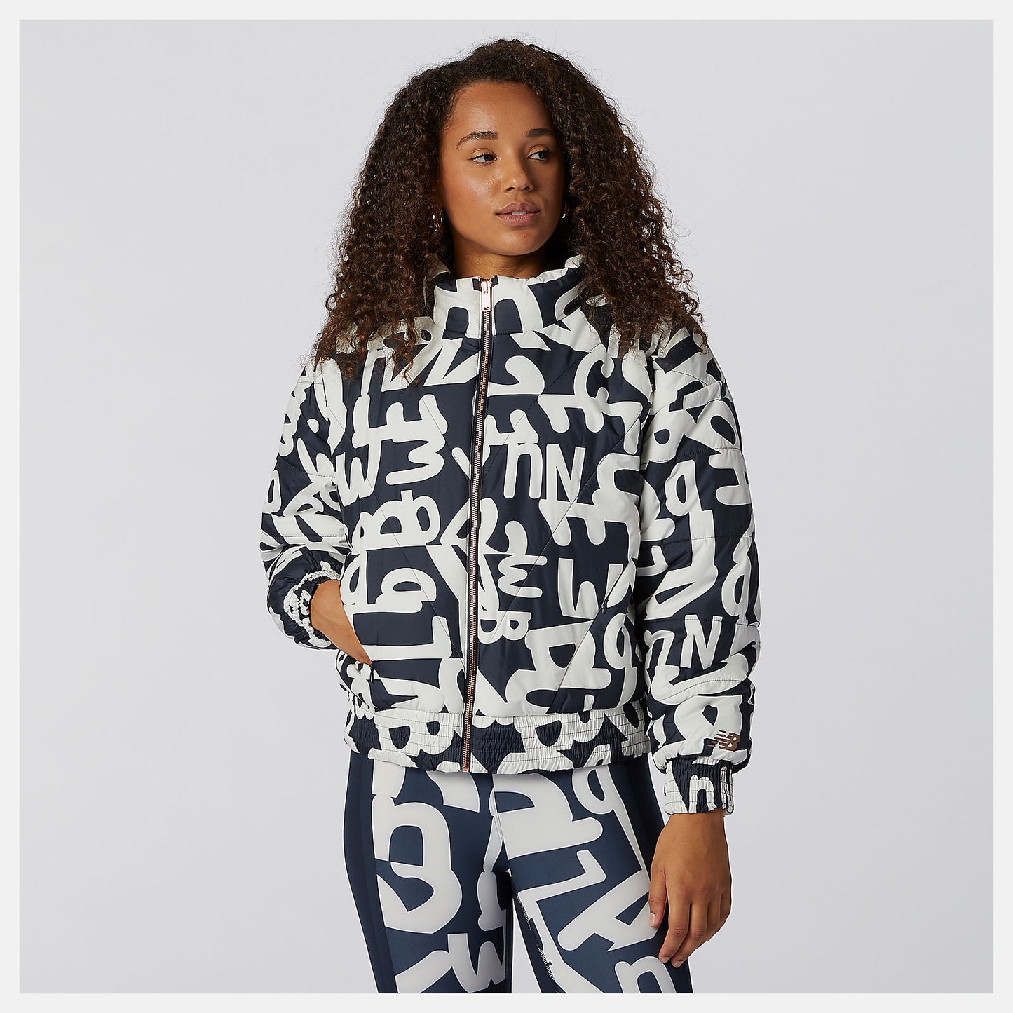 Eclipse Determination Packable Printed Quilted Jacket | New Balance Clothing