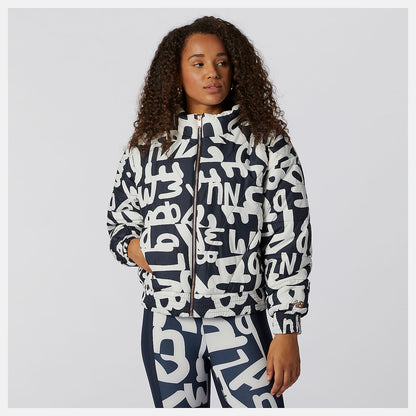 Eclipse Determination Packable Printed Quilted Jacket | New Balance Clothing