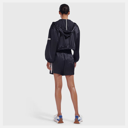 Black NB x Staud Hooded Jacket | New Balance Clothing