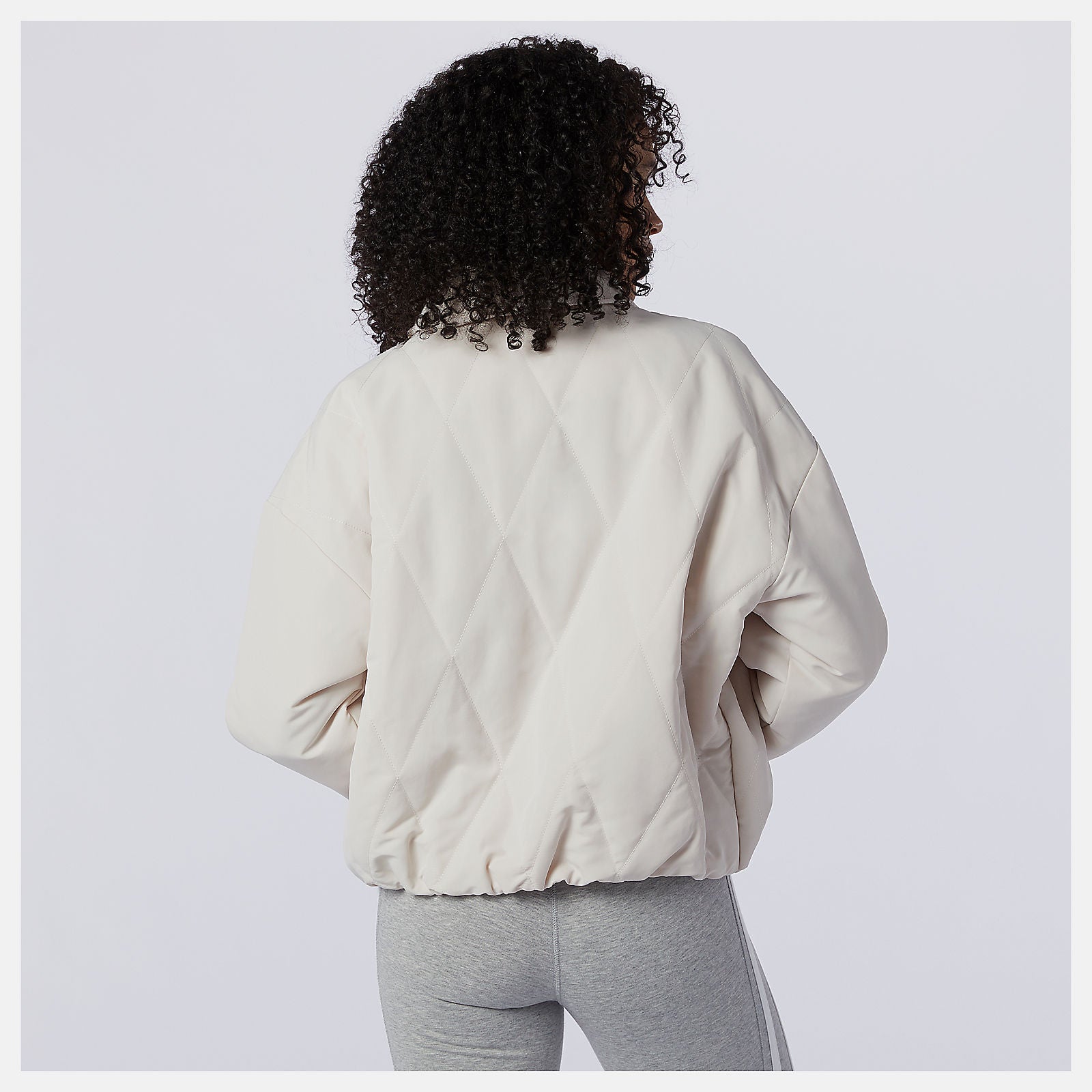 Raw Silk NB Athletics Argyle Quilted Jacket | New Balance Clothing