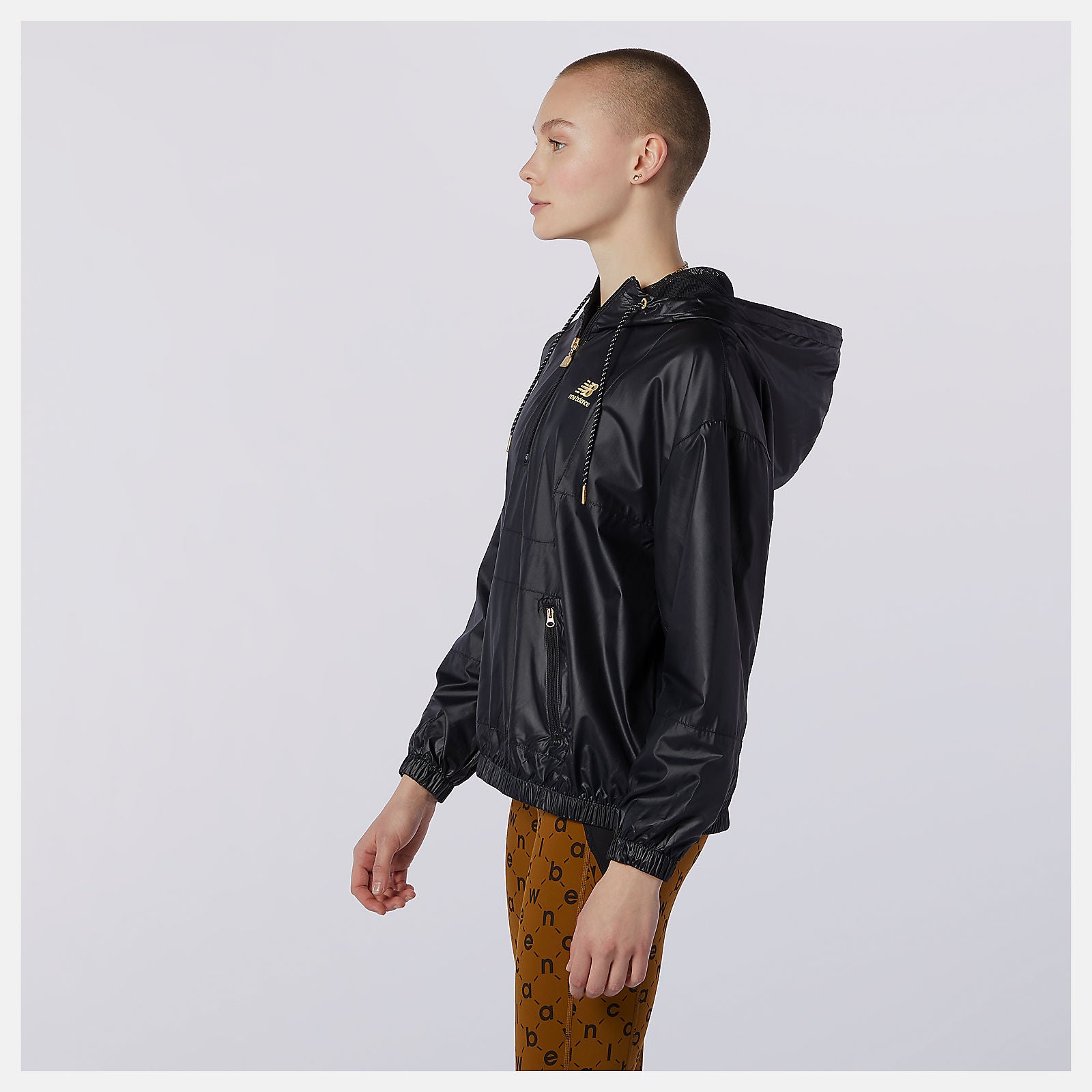 Black NB Athletics Higher Learning Anorak | New Balance Clothing