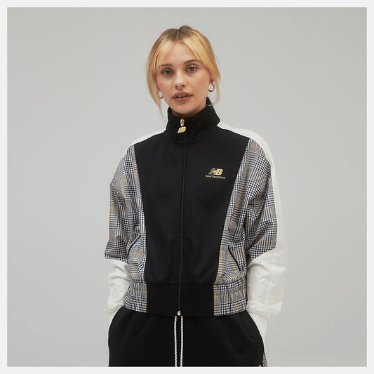 Black NB Athletics Higher Learning Stripe Track Jacket | New Balance Clothing