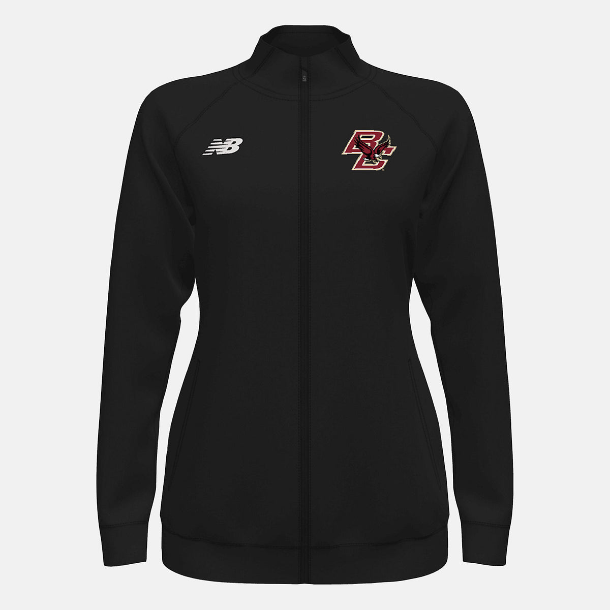 Team Black Knit Training Jacket(Boston College) | New Balance Clothing