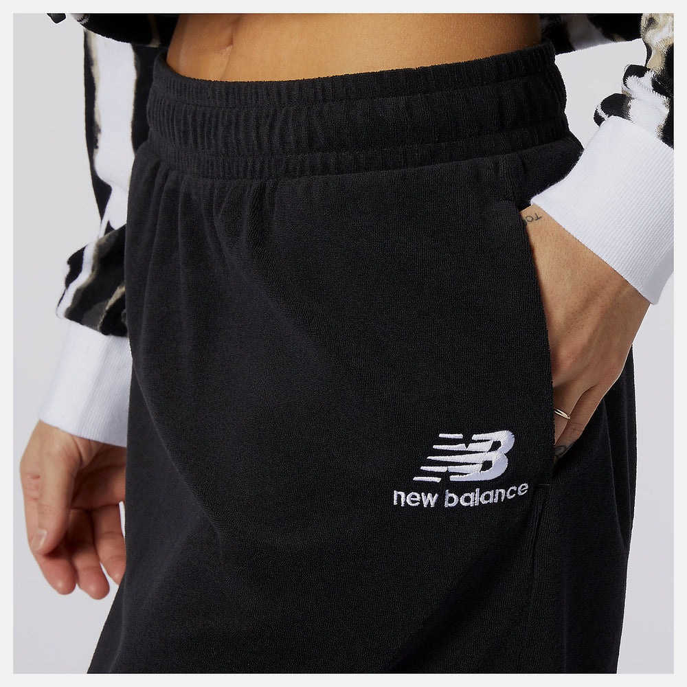 Black NB Athletics Collide Terry Skirt | New Balance Clothing