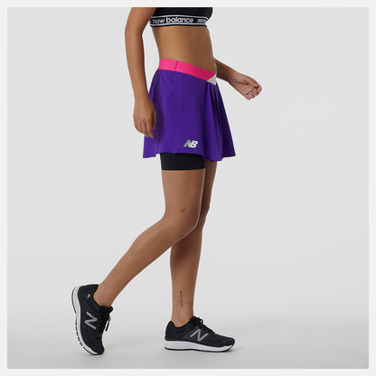 Deep Violet Tournament Woven Skort | New Balance Clothing