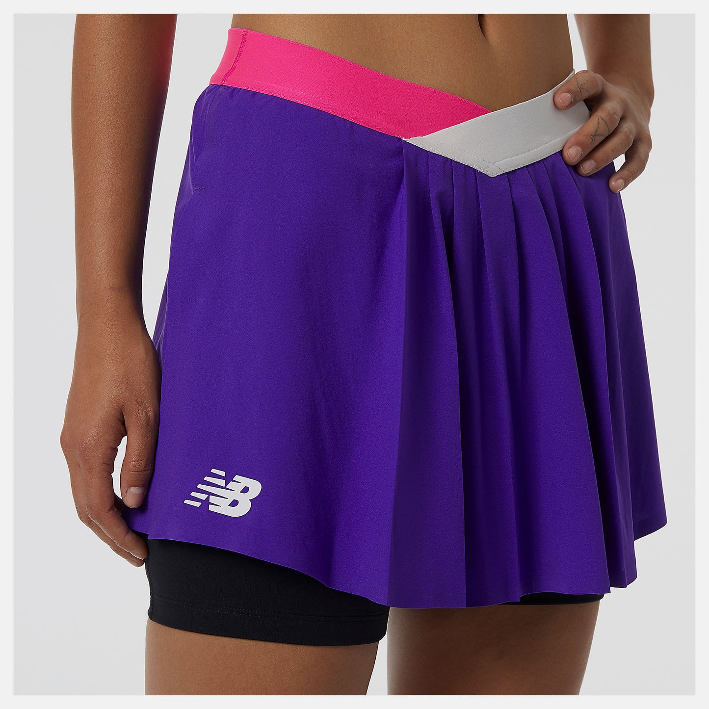 Deep Violet Tournament Woven Skort | New Balance Clothing