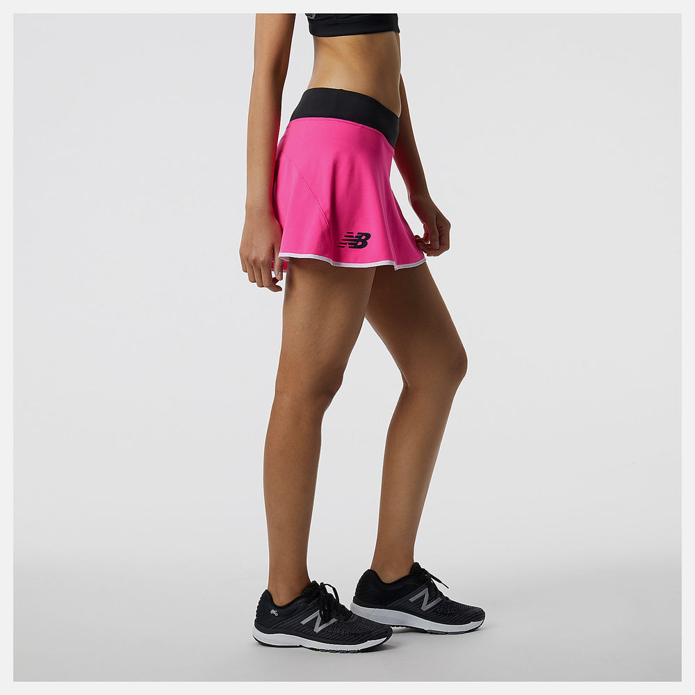 Pink Glo Tournament Knit Skort | New Balance Clothing