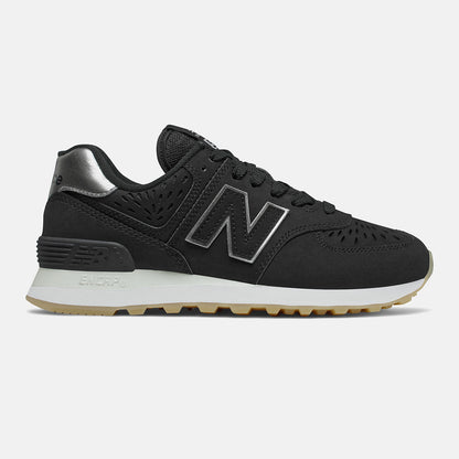 Black/Dark Silver Metallic 574 | New Balance Shoes