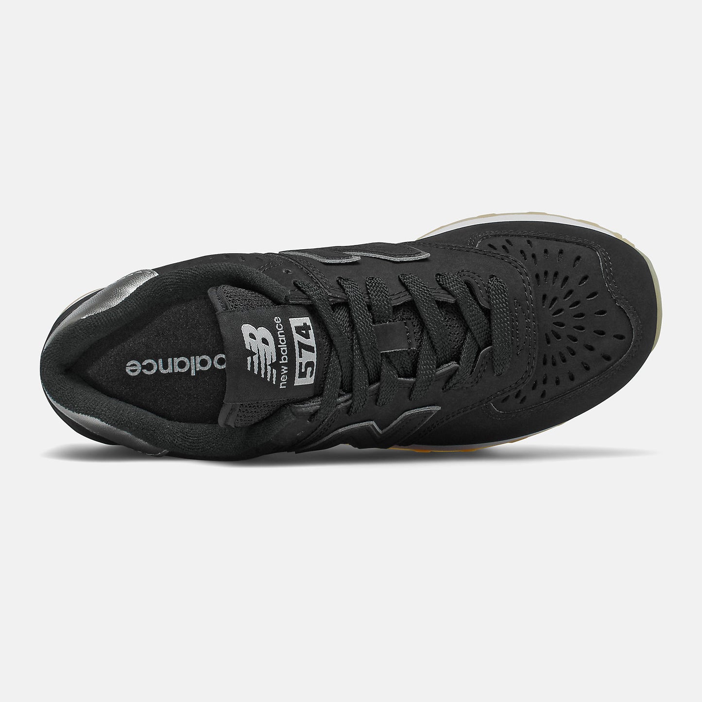 Black/Dark Silver Metallic 574 | New Balance Shoes