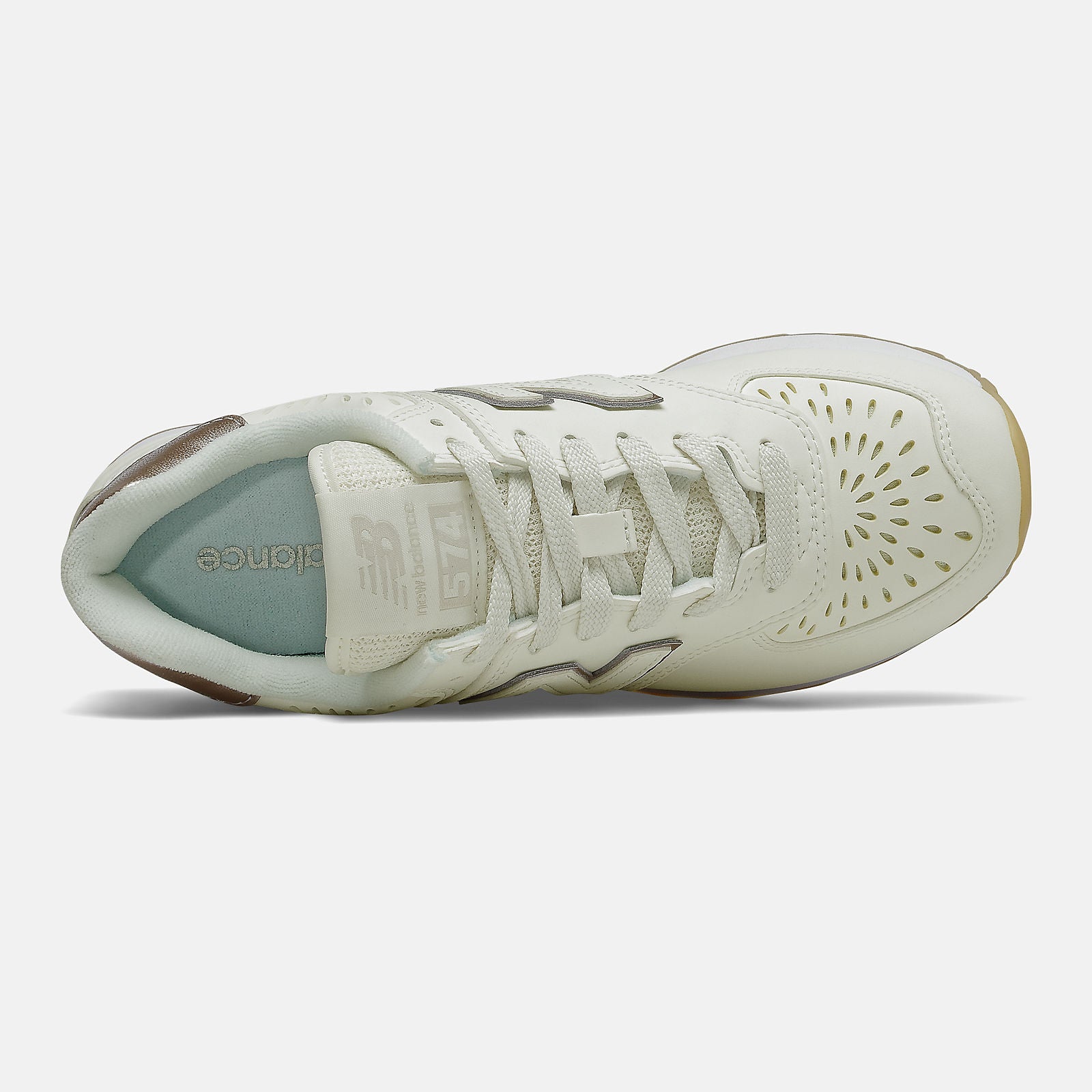 Sea Salt/Light Gold Metallic 574 | New Balance Shoes