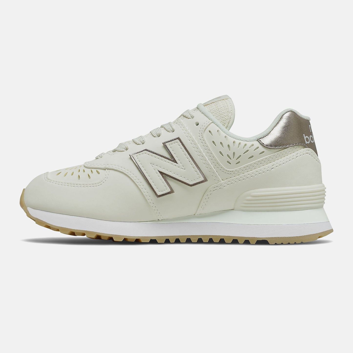 Sea Salt/Light Gold Metallic 574 | New Balance Shoes