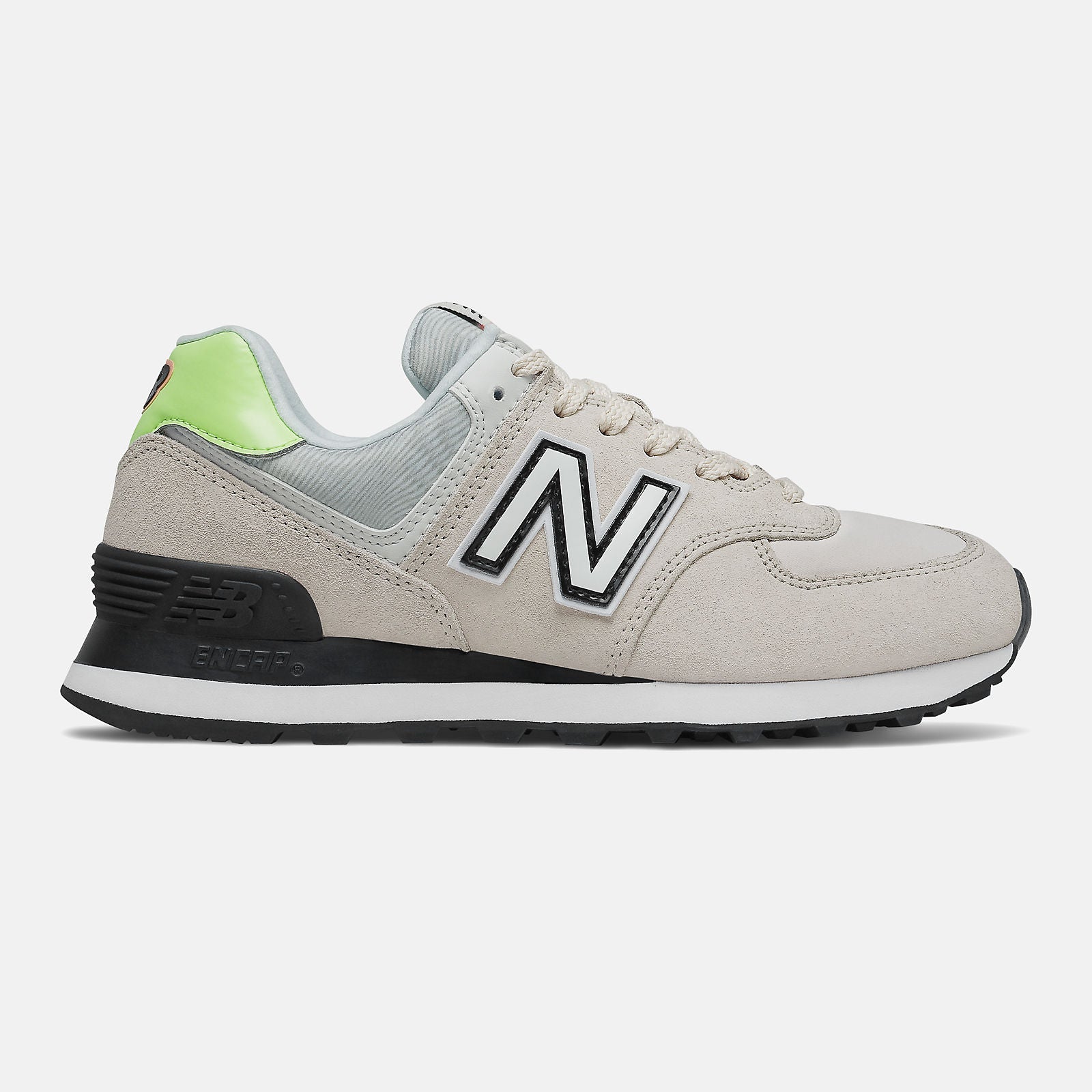 Raw Silk/Bleached Lime Glo 574 | New Balance Shoes
