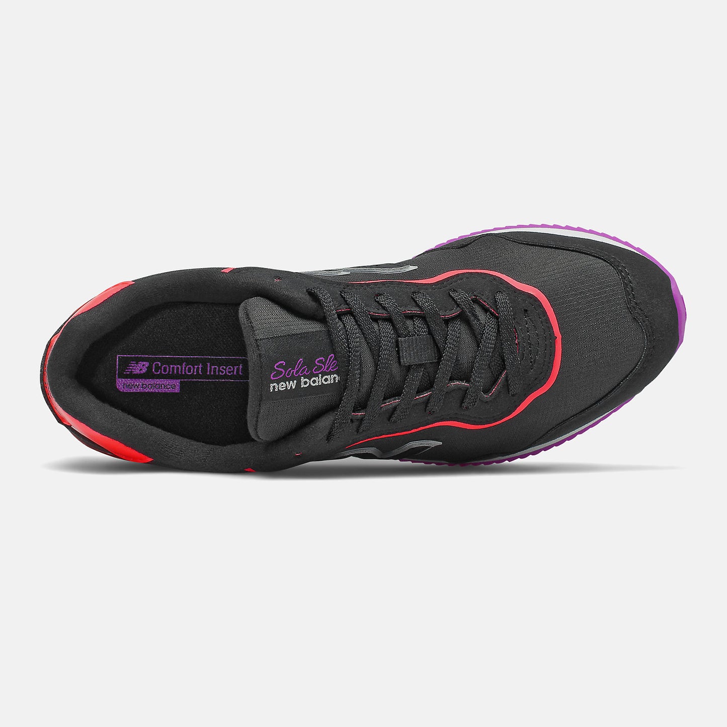 Black/Vivid Coral Sola Sleek | New Balance Shoes