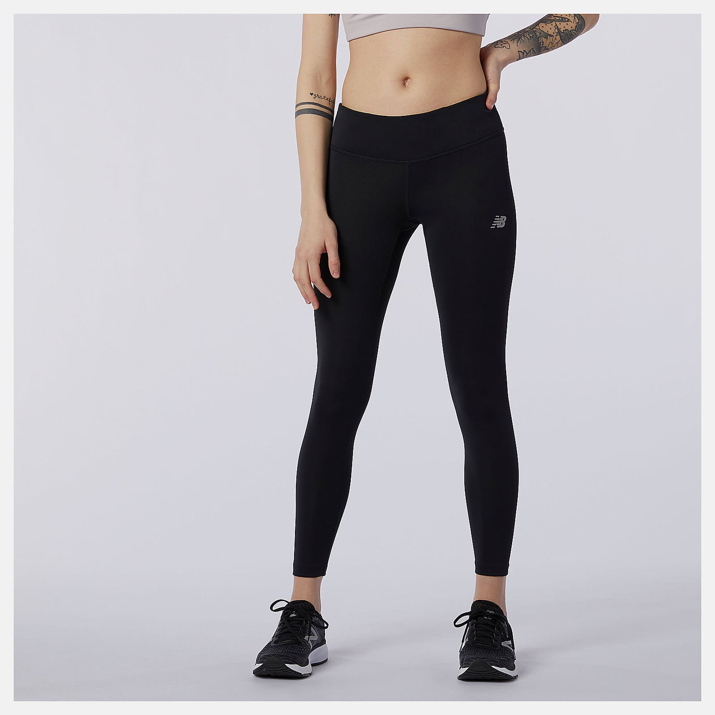 Black Accelerate Tight | New Balance Clothing