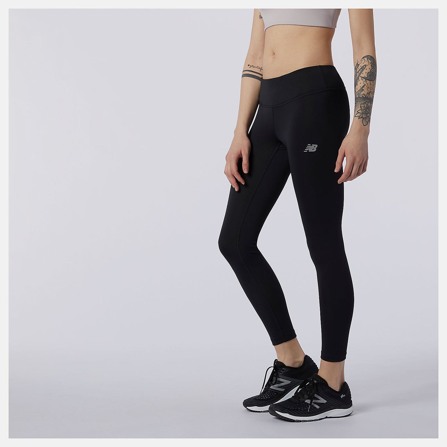Black Accelerate Tight | New Balance Clothing