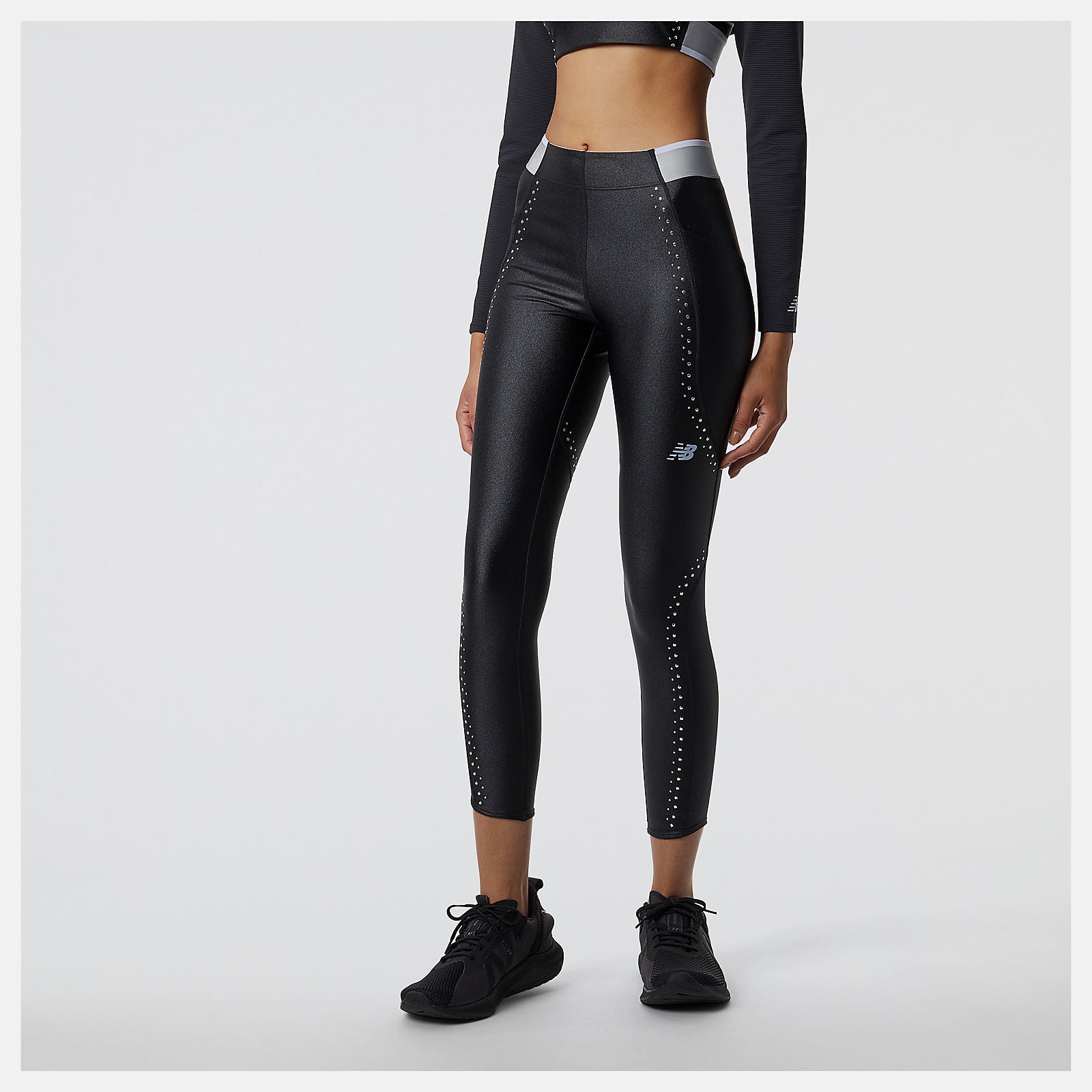 Black Syd 7/8 Tight | New Balance Clothing