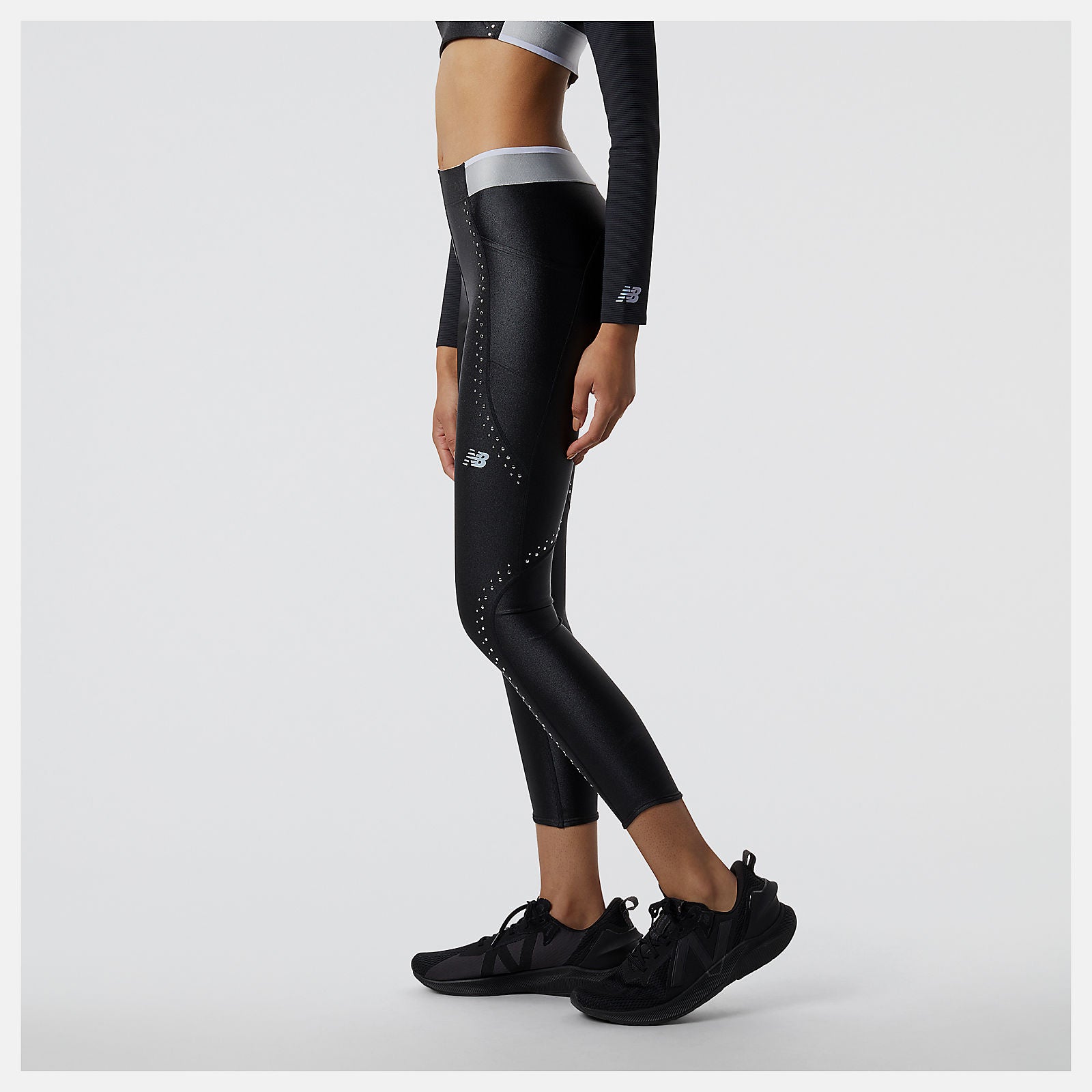 Black Syd 7/8 Tight | New Balance Clothing