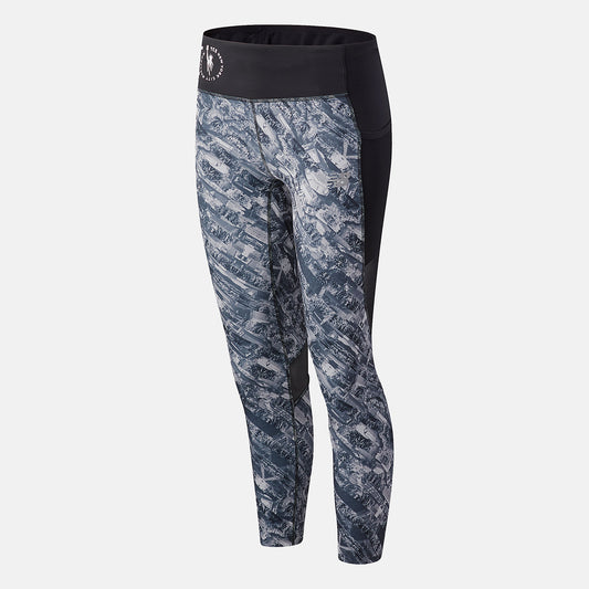 Light Aluminum NYC Marathon Printed Impact Run Crop | New Balance Clothing