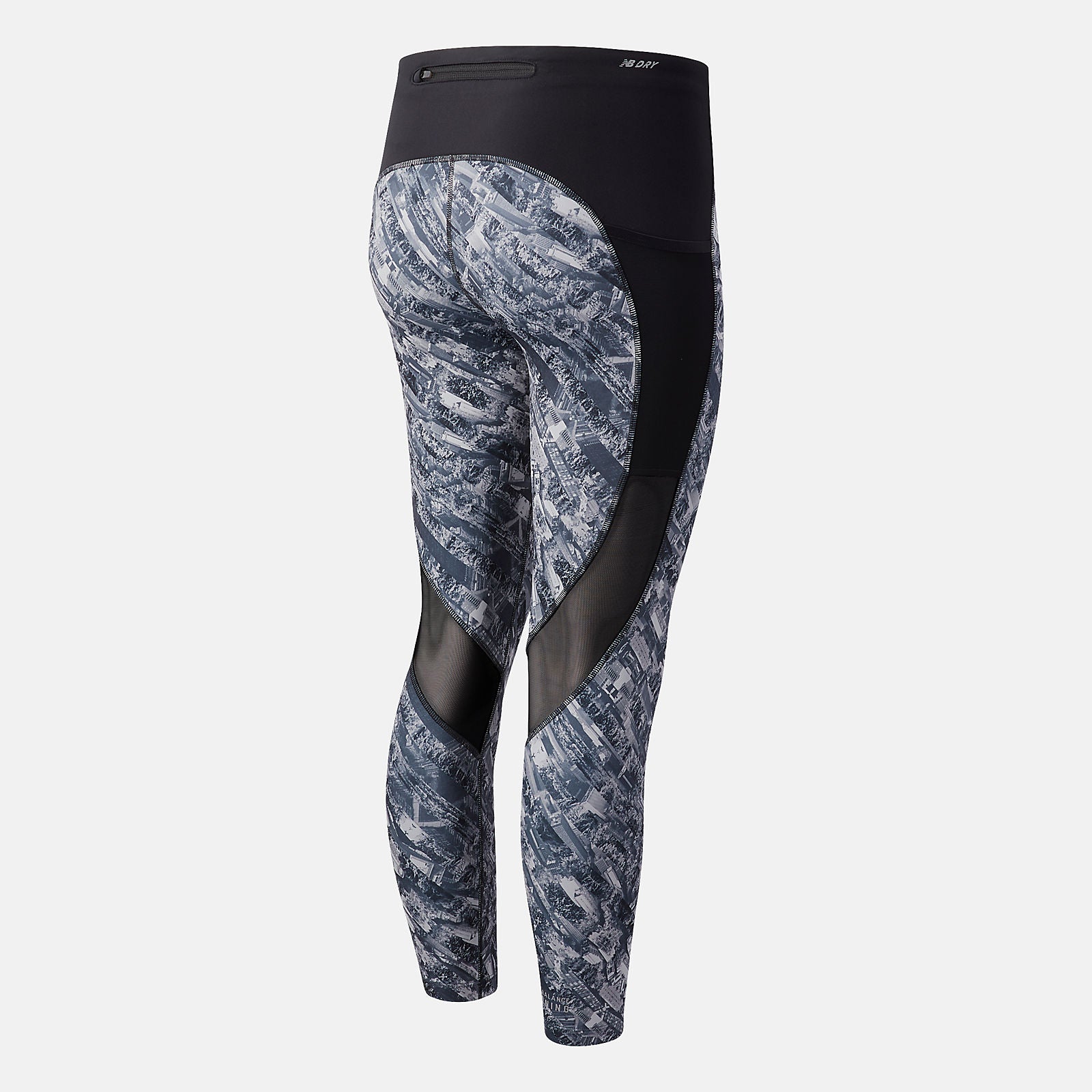 Light Aluminum NYC Marathon Printed Impact Run Crop | New Balance Clothing