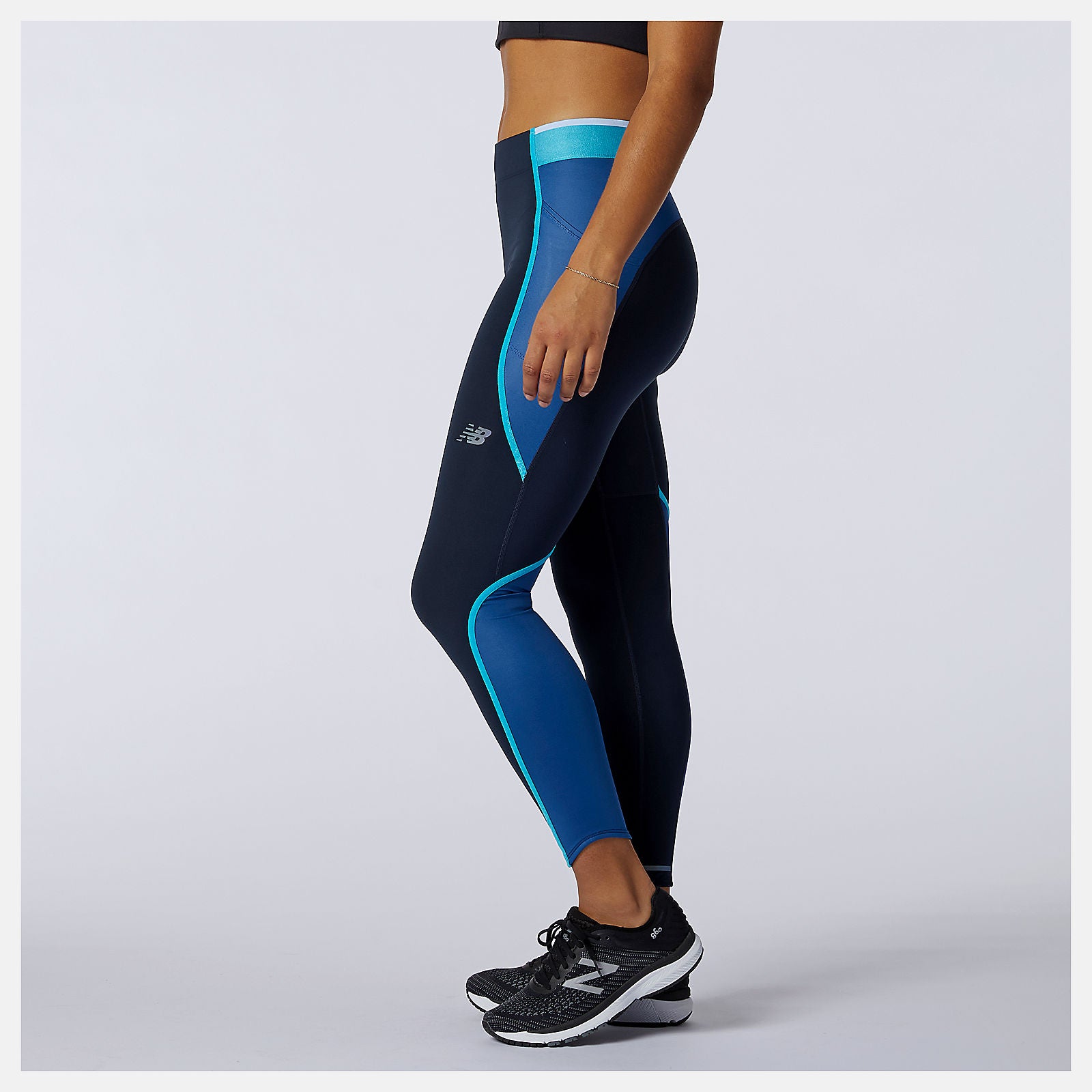 Captain Blue Q Speed Fuel Novelty 7/8 Tight | New Balance Clothing